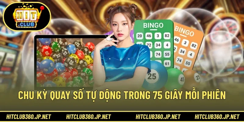 Chu kỳ quay số tự động trong 75 giây mỗi phiên